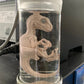 Embryo Glass Container  Jurassic World  T-Rex Tyrannosaurus Rex Draco Rex Dino Baby InGen Embryo Jar with Led lamp