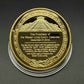 Mayan Commemorative Coin Pyramid Sundial Gold Coin