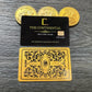 Continental Hotel cards and coins set. Baba Yaga John Continental gold coin. Continental hotel coin