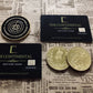 Continental Hotel Сoins and Сards Set. John Wick coin and card.  High Table Judge Coin. Cosplay Gold Coin. Adjudicator coin. Keanu