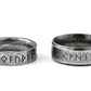 Odin Nordic Viking Amulet Rune Ring Norwegian Scandinavian 316L Stainless Steel Vikings Gothic Ring Men Ring Retro Punk Rock Ring Vintage