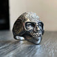 Skull Ring. Blood oath marker day of the dead. Harley Biker Ring. Silver. Skull mask ring. El Día de Muertos. Mandala Santa Muerte Sugar