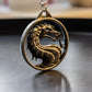 Logo pendant keychain necklace Scorpion Lin Kuei