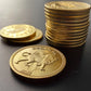 10pcs Continental Hotel gold coins John Gold coin Cosplay. JW Cosplay Baba Yaga. Keanu